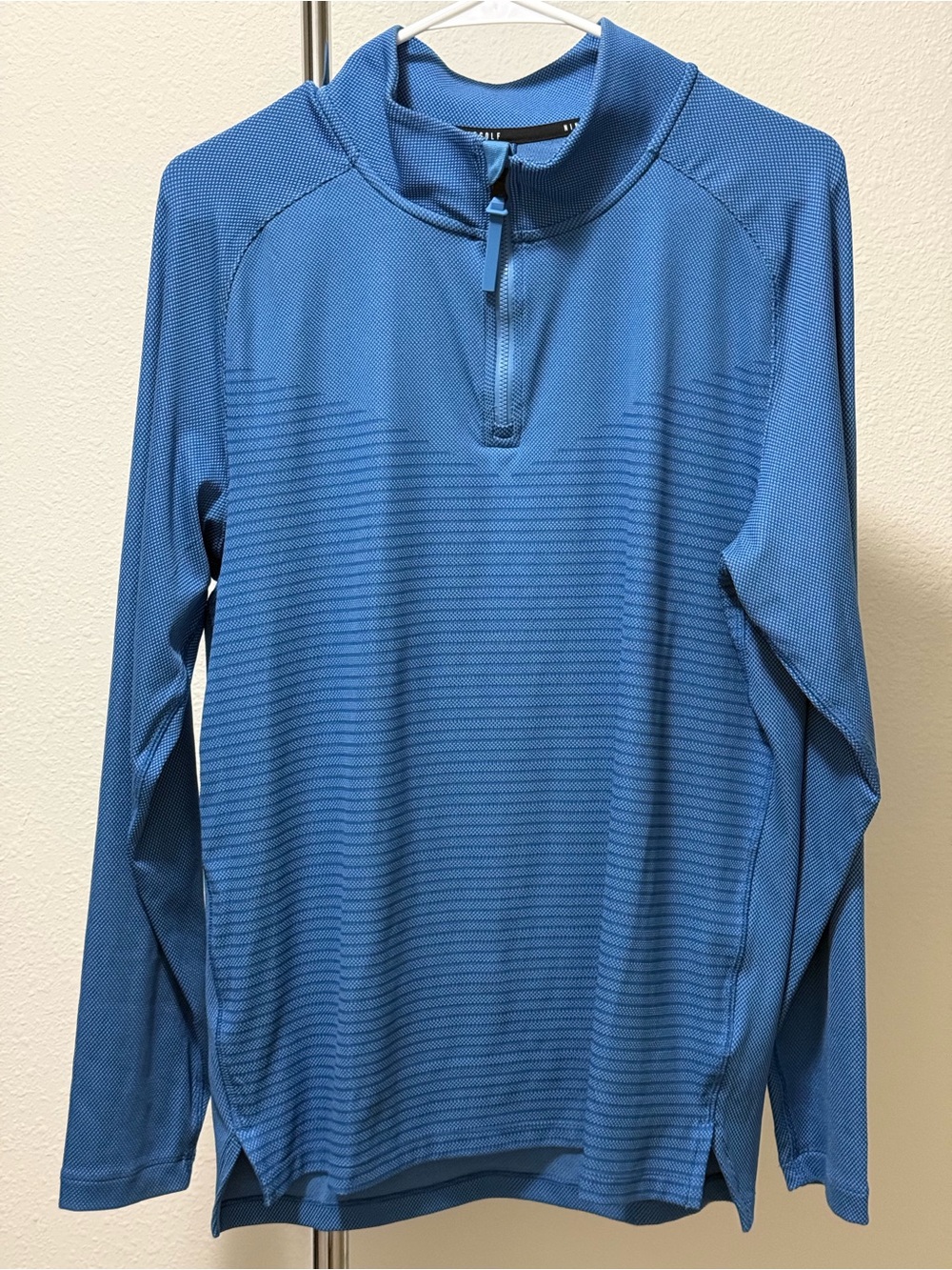 Nike Vapor ADV Men's Blue Quarter-Zip Performance Pullover